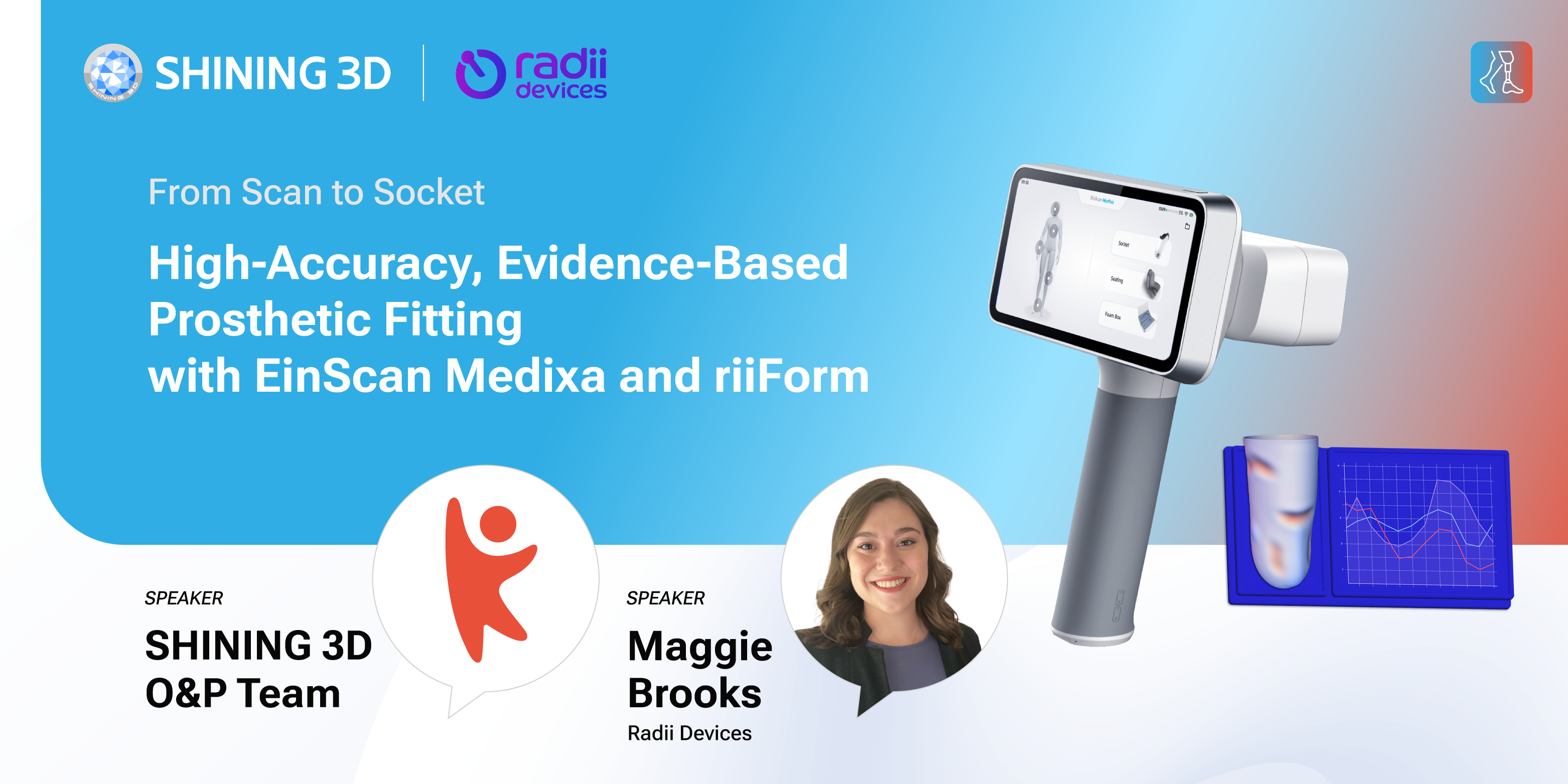 Evidence-Based Socket Prosthetic Fitting with EinScan Medixa and riiForm&nbsp;